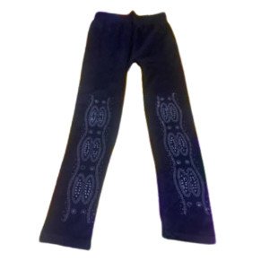 Black Glittery Jeggings Pants For Women