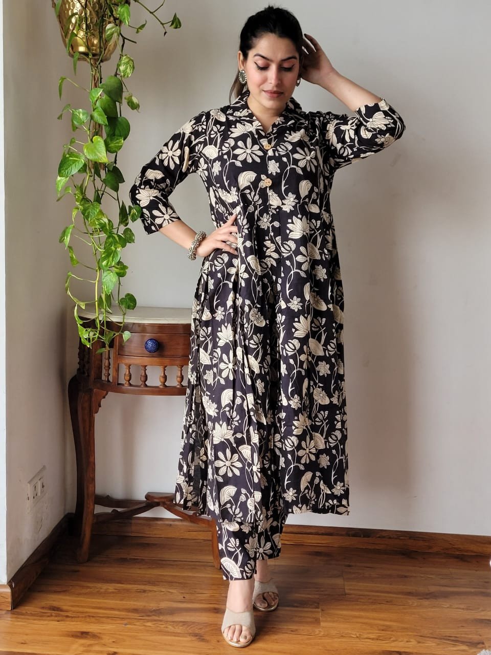 Traditional Bagru Hand Block Printed Suit
