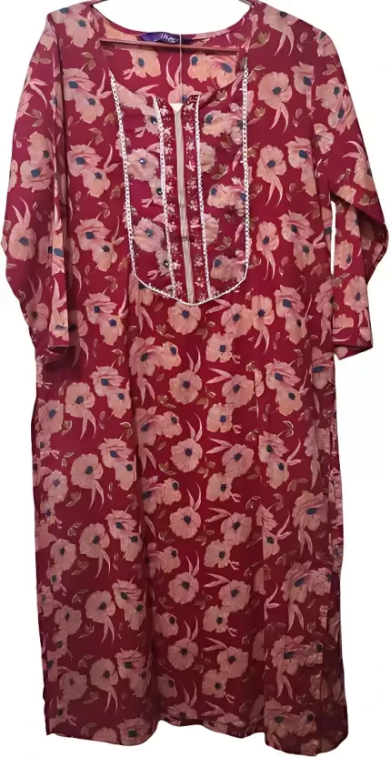 Women Pure Mulmul Cotton Suit Set- with Pant and Dupatta
