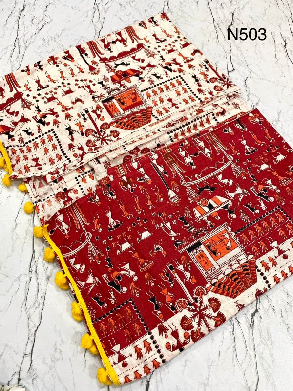 Kalamkari Saree 100% Pure Cotton Premium Quality